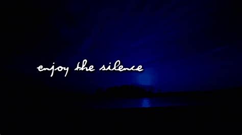 depeche mode enjoy the silence lyrics youtube